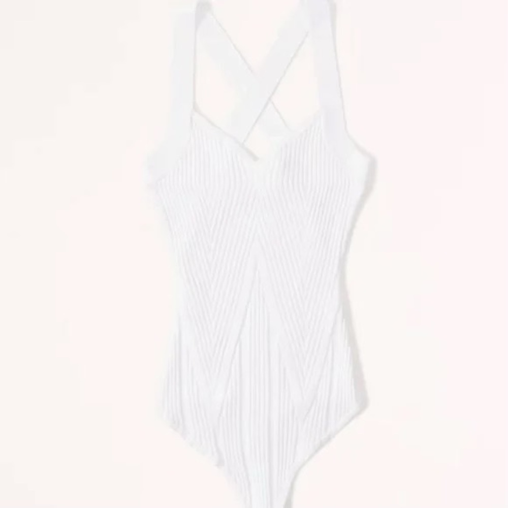 Abercrombie Sweetheart Cross-Back Bodysuit